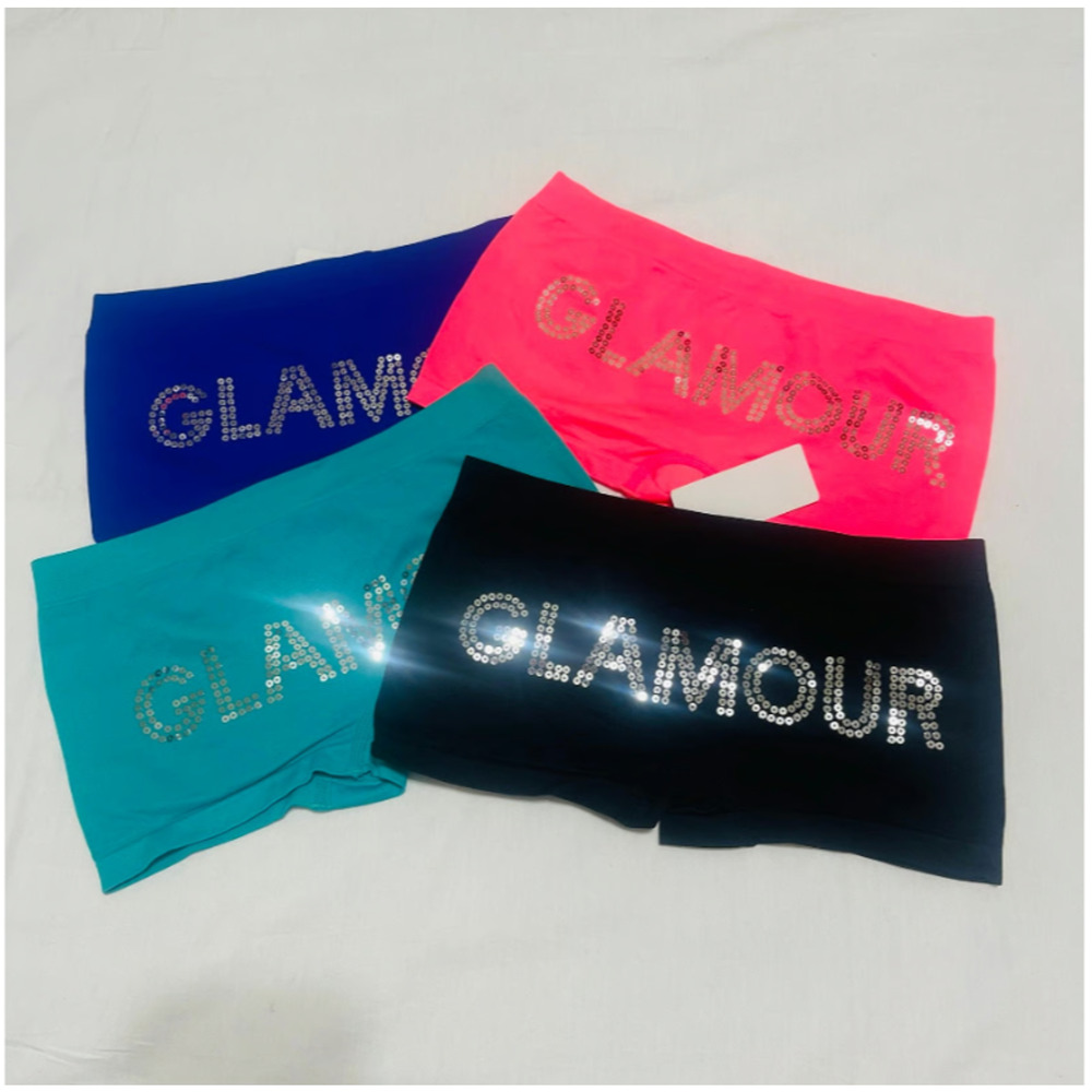 Lot Of 4 Women‎ Boyshorts Boxers Panties Lightweight Underwear GLAMOUR One Size